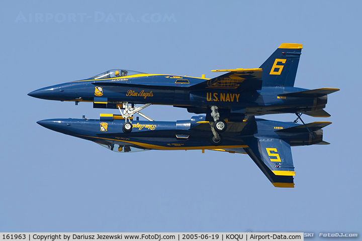 161963, McDonnell Douglas F/A-18A Hornet C/N 0178, F/A-18A Hornet 161963 C/N 0178 from Blue Angels Demo Team  NAS Pensacola, FL