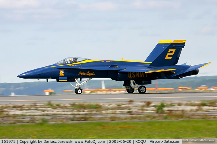 161975, McDonnell Douglas F/A-18A Hornet C/N 0194, F/A-18A Hornet 161975 C/N 0194 from Blue Angels Demo Team  NAS Pensacola, FL