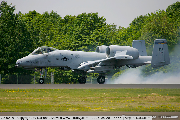 79-0219, 1979 Fairchild Republic A-10A Thunderbolt II C/N A10-0483, A-10C Thunderbolt II 79-0219 PA from 103rd FS 