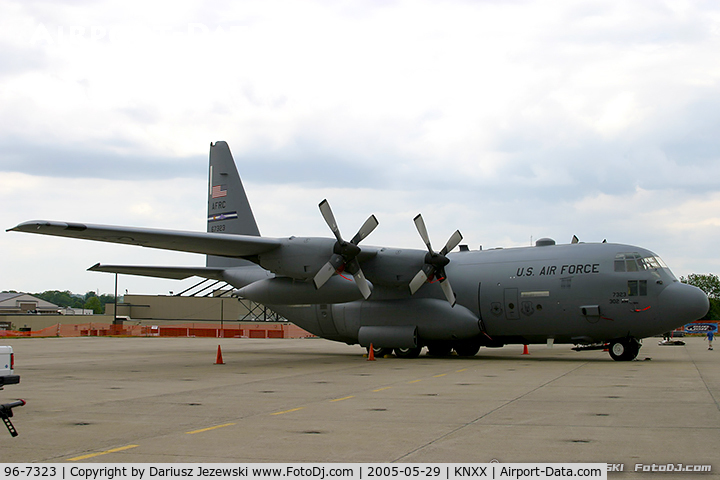 96-7323, 1996 Lockheed C-130H Hercules C/N 382-5432, C-130H Hercules 96-7323  from 731st AS 302nd AW Peterson AFB, CO