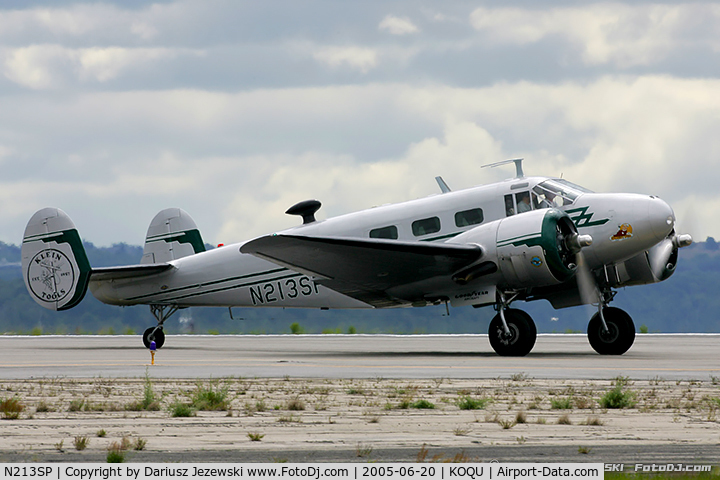 N213SP, 1952 Beech C-45H Expeditor C/N AF-860, Beech C45H Expeditor  C/N AF-860, N213SP