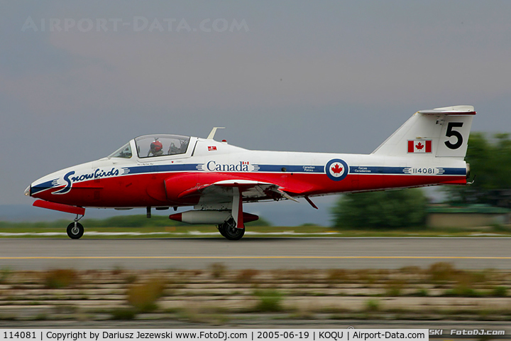 114081, Canadair CT-114 Tutor C/N 1081, CAF CT-114 Tutor 114081 C/N 1081 from Snowbirds Demo Team 15 Wing CFB Moose Jaw, SK