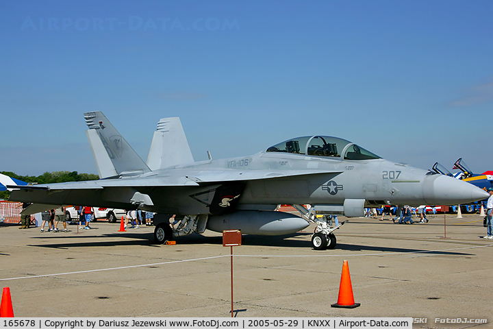 165678, Boeing F/A-18F Super Hornet C/N 1514/F017, F/A-18E Super Hornet 165678 AD-207 from VFA-106 
