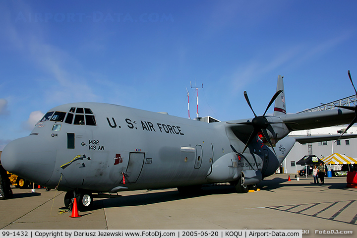 99-1432, 1999 Lockheed Martin C-130J-30 Super Hercules C/N 382-5518, C-130J Hercules 99-1432  from 143rd AS 143rd AS Quonset Point ANGS, RI