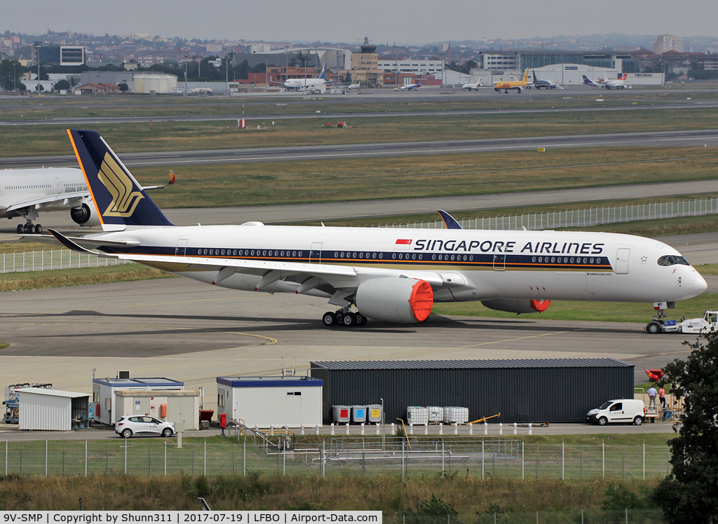 9V-SMP, 2017 Airbus A350-941 C/N 122, Ready for delivery...