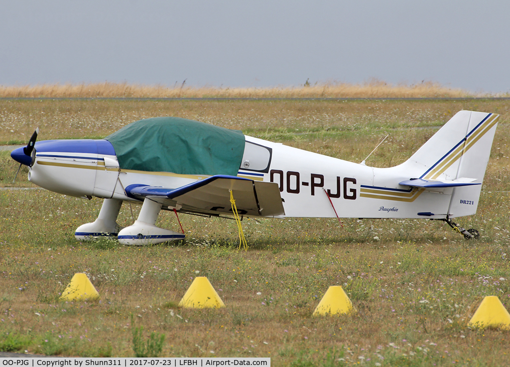 OO-PJG, CEA Jodel DR-221 Dauphin C/N 89, Parked at the General Aviation area...
