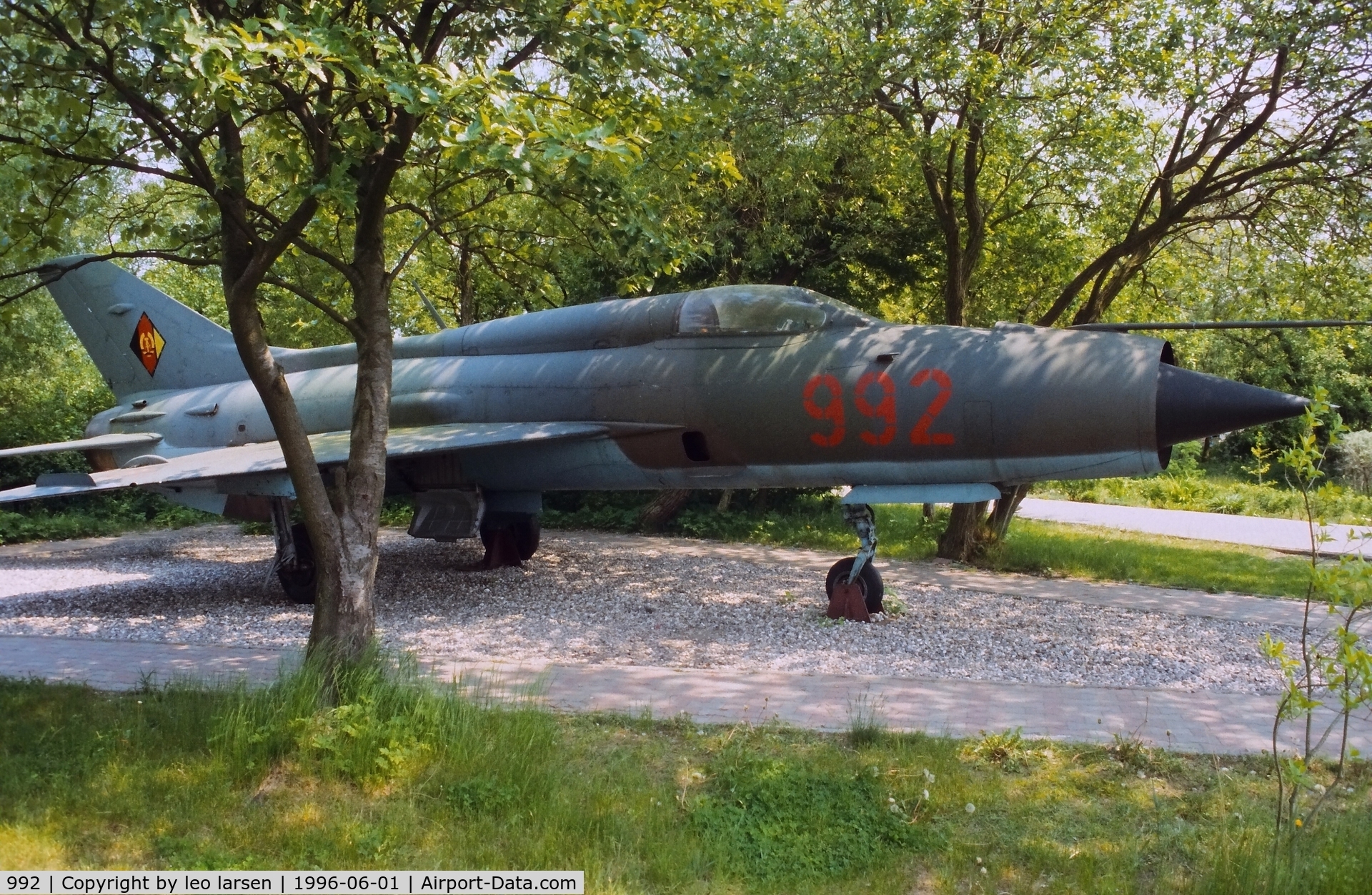 992, 1968 Mikoyan-Gurevich MiG-21SPS C/N 94A6806, Peenemünde 1.6.1996
