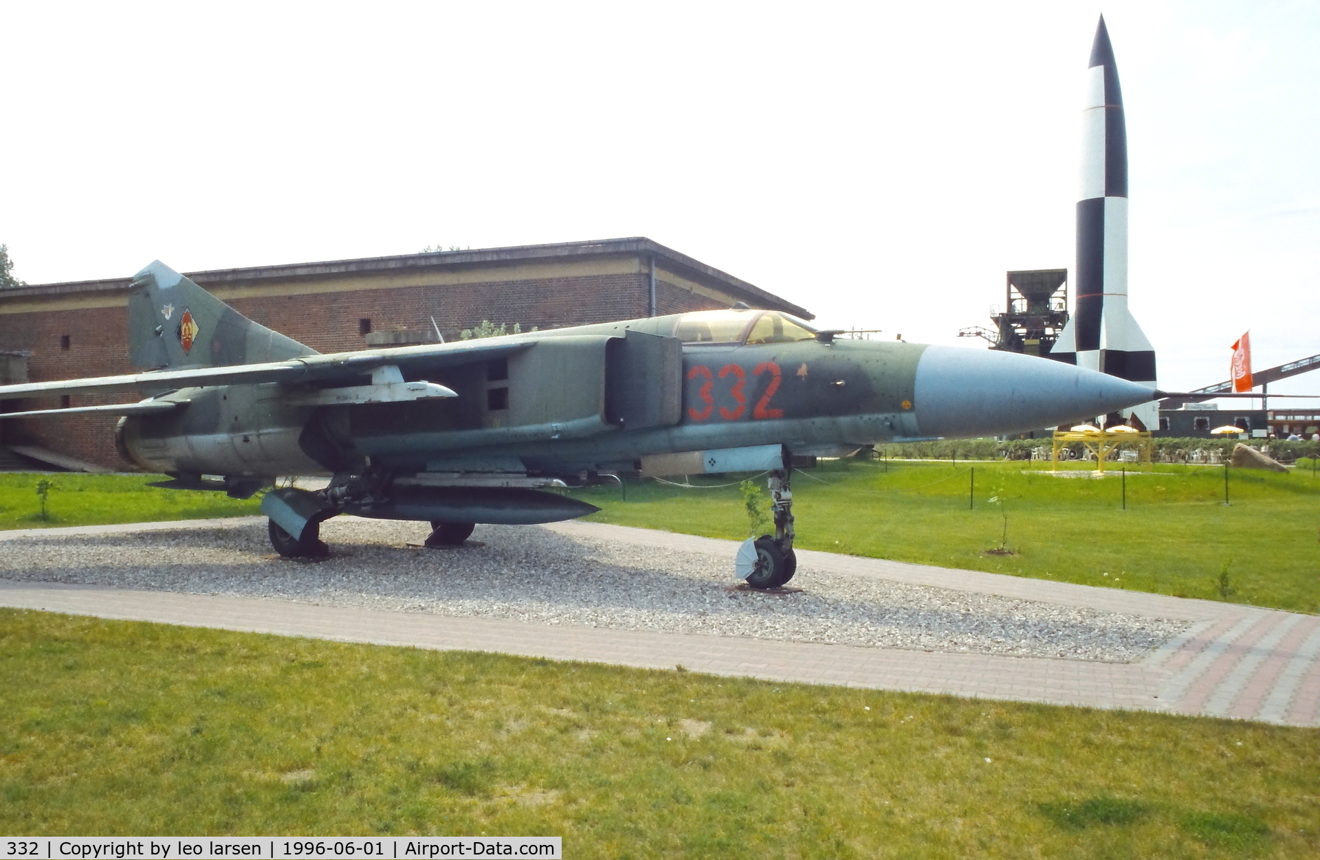 332, Mikoyan-Gurevich MiG-23ML C/N 0390324625, Peenemünde 1.6.1996