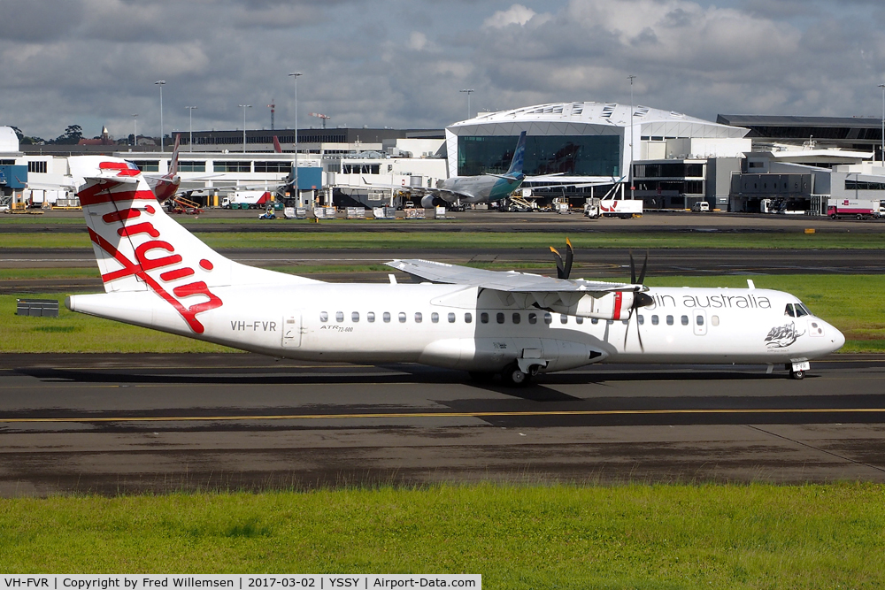 VH-FVR, 2012 ATR 72-600 (72-212A) C/N 1058, VIRGIN AUSTRALIA