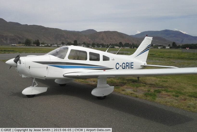 C-GRIE, 1978 Piper PA-28-161 Warrior II C/N 287816055, Completed repaint.