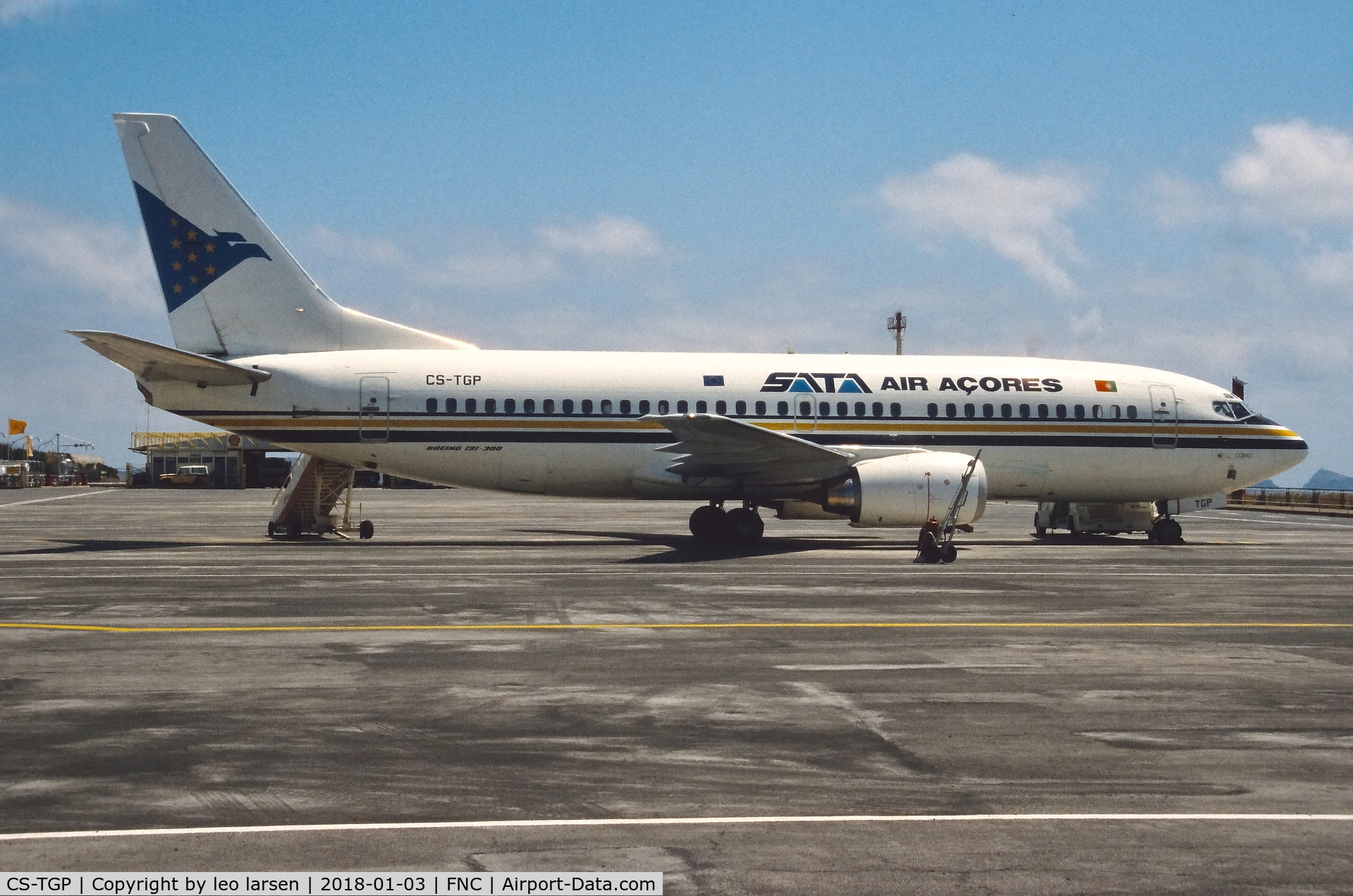 CS-TGP, 1988 Boeing 737-3Q8(QC) C/N 24131, FNC Funchal 11.6.1996