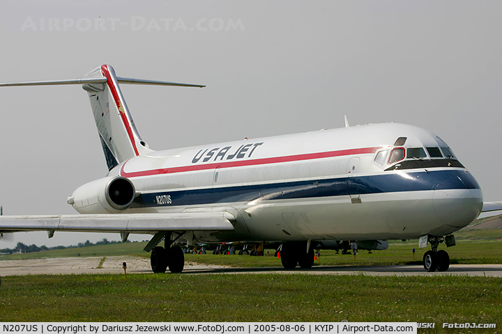 N207US, 1969 Douglas DC-9-32F C/N 47355, McDonnell Douglas DC-9-32F - USA Jet Airlines  C/N 47355, N207US