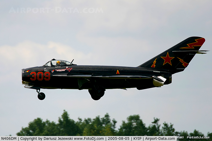 N406DM, 1957 Mikoyan-Gurevich MiG-17T C/N 0613, Mikoyan-Gurevich MIG-17T  C/N 613, N406DM