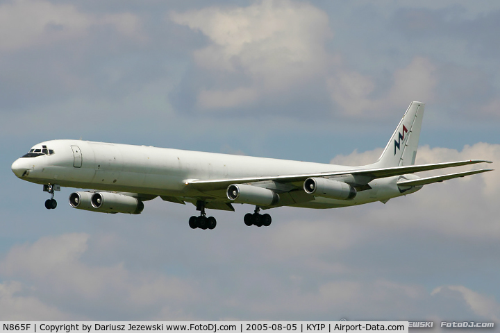 N865F, 1969 Douglas DC-8-63F C/N 46088, McDonnell Douglas DC-8-63CF - Murray Air  C/N 46088, N865F