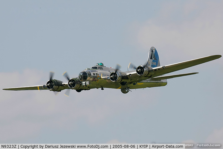 N9323Z, 1944 Boeing B-17G-85-DL Flying Fortress C/N 32155, Boeing B-17G Flying Fortress 