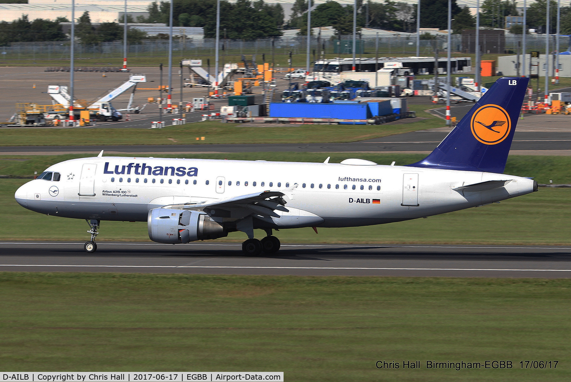 D-AILB, 1996 Airbus A319-114 C/N 610, Lufthansa