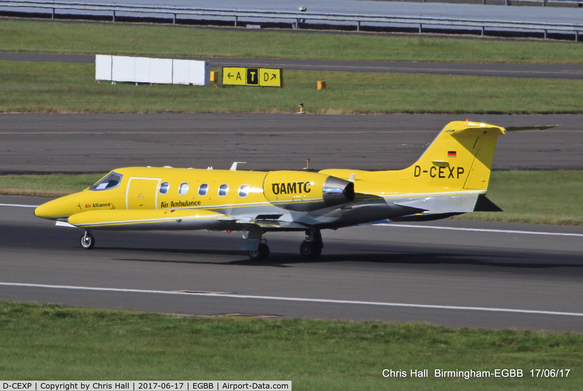 D-CEXP, 1986 Gates Learjet 35A C/N 616, Air Alliance