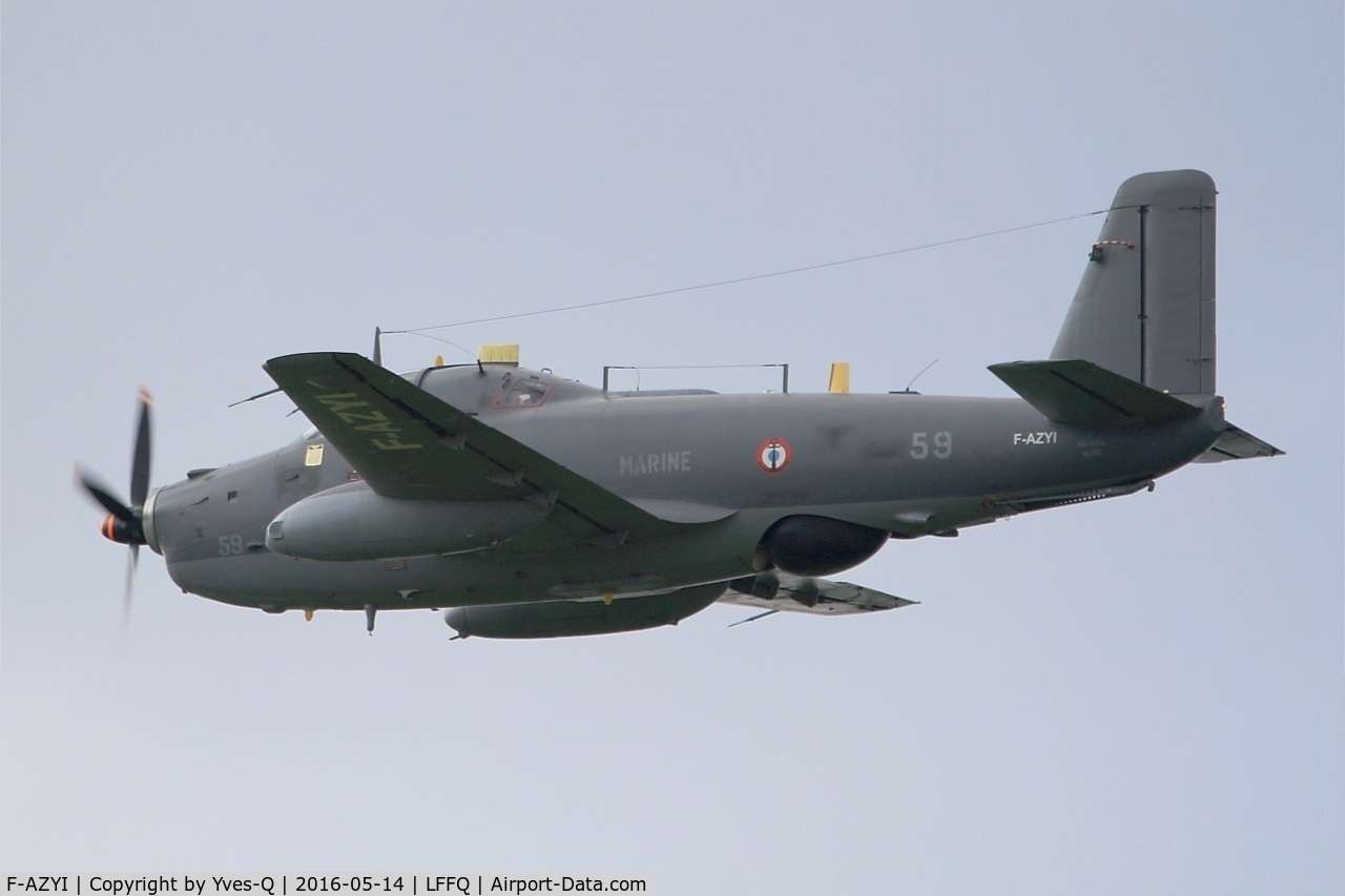 F-AZYI, Breguet Br.1050 Alize C/N 59, Breguet Br.1050 Alize, On display, La Ferté-Alais airfield (LFFQ) Air show 2016