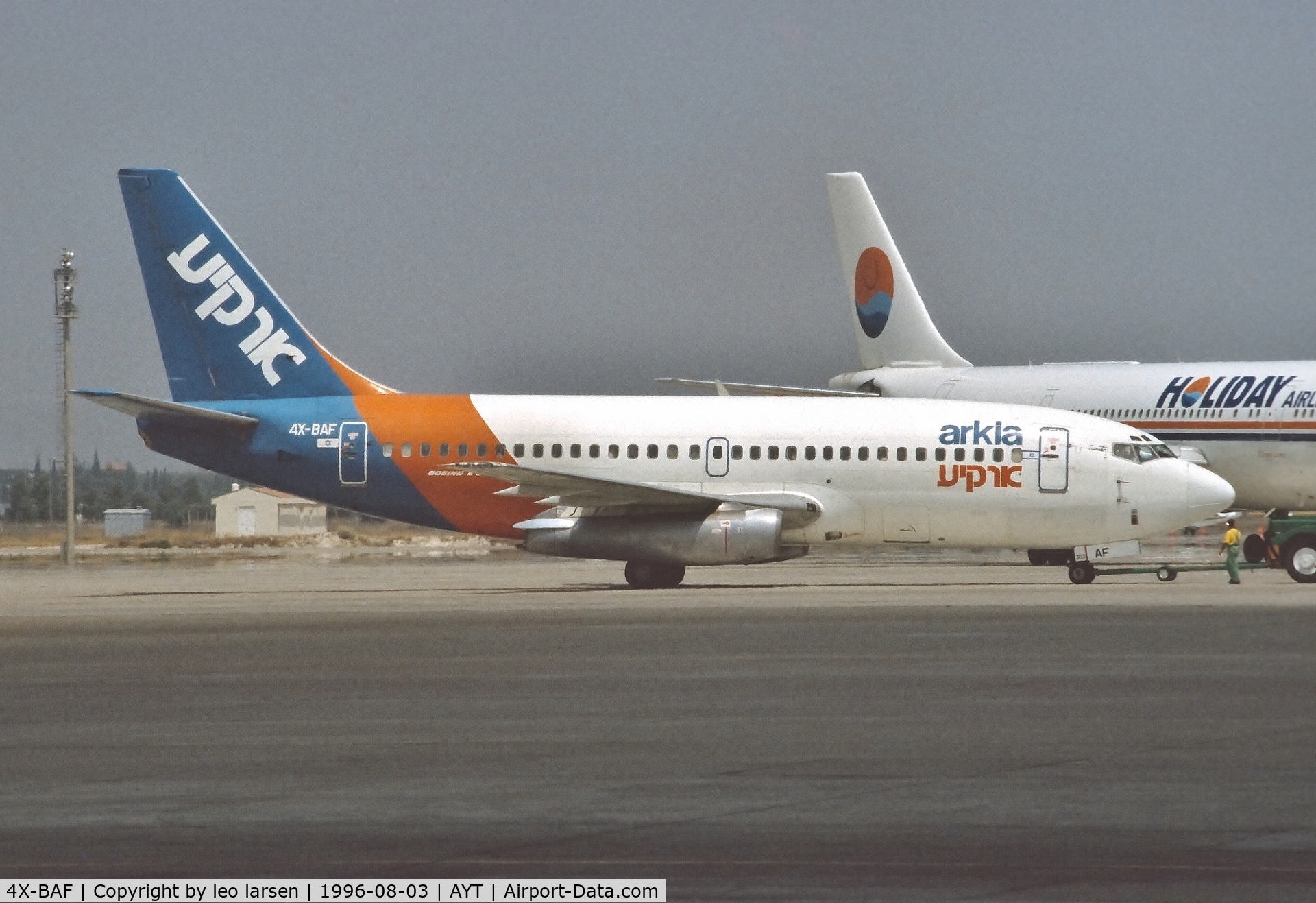 4X-BAF, 1970 Boeing 737-281 C/N 20413, Antalya 3.8.1996