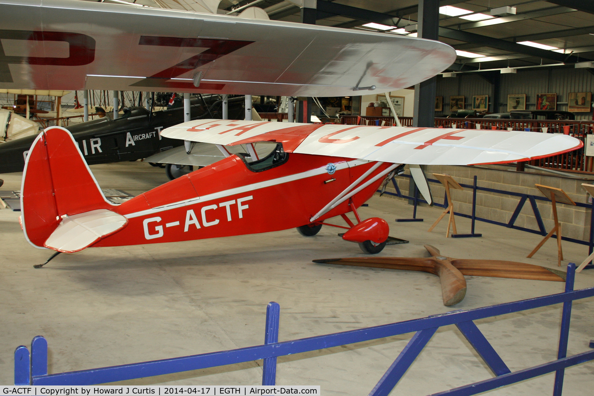G-ACTF, 1932 Comper CLA-7 Swift C/N S32/9, Shuttleworth Trust