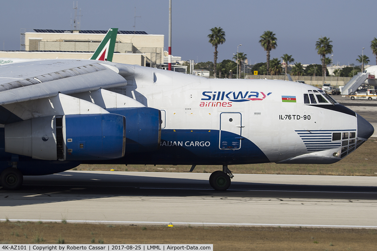 4K-AZ101, 1997 Ilyushin Il-76TD-90VD C/N 1063420716, Runway 13