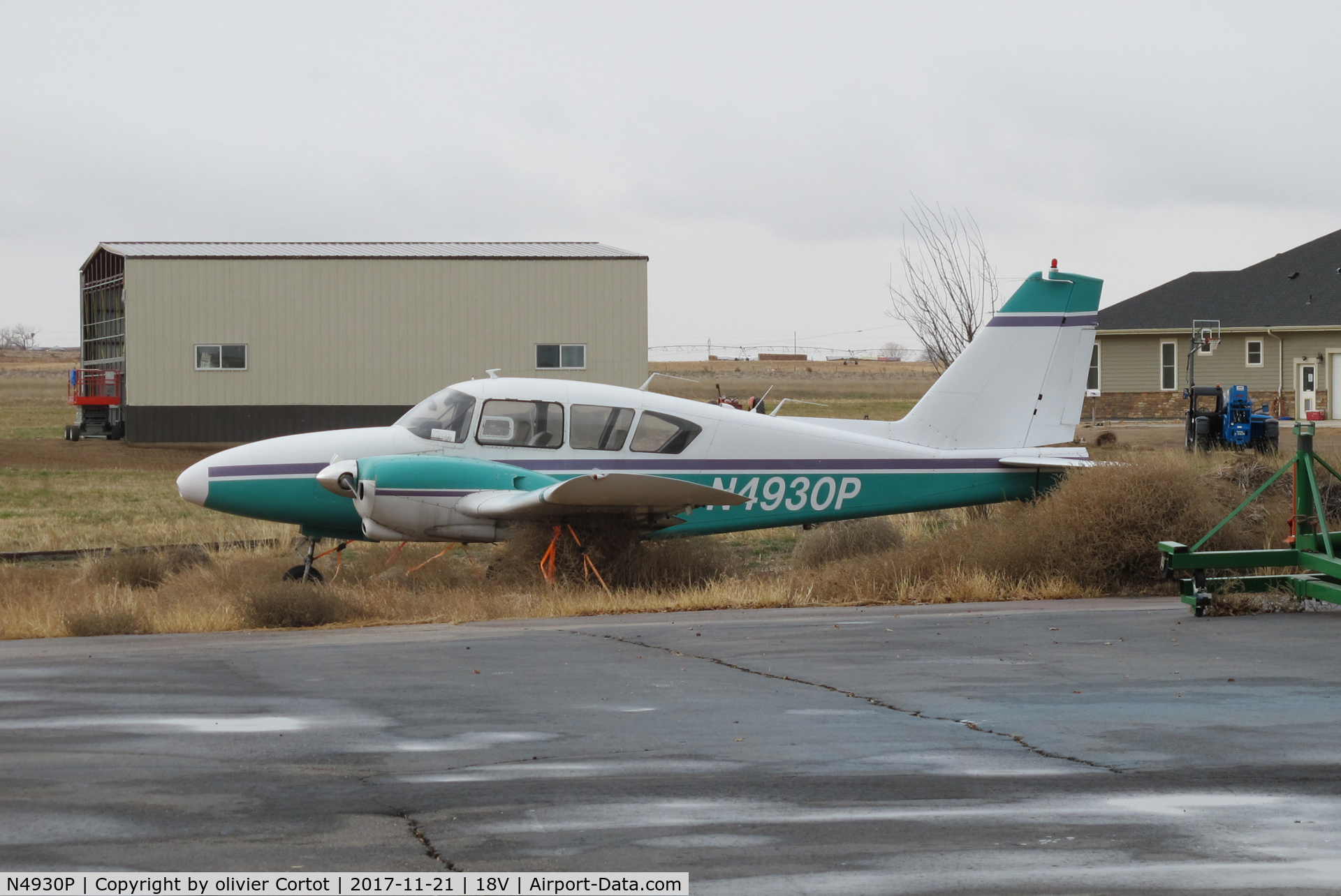 N4930P, 1962 Piper PA-23-235 Apache C/N 27-523, Seen in Colorado