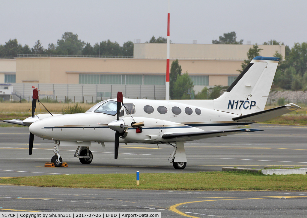 N17CP, 1982 Cessna 425 Conquest I C/N 425-0156, Parked at the General Aviation area...
