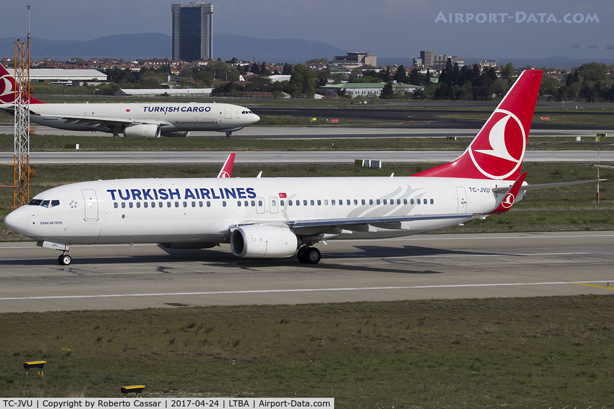 TC-JVU, 2016 Boeing 737-8F2 C/N 60022, Istanbul Ataturk