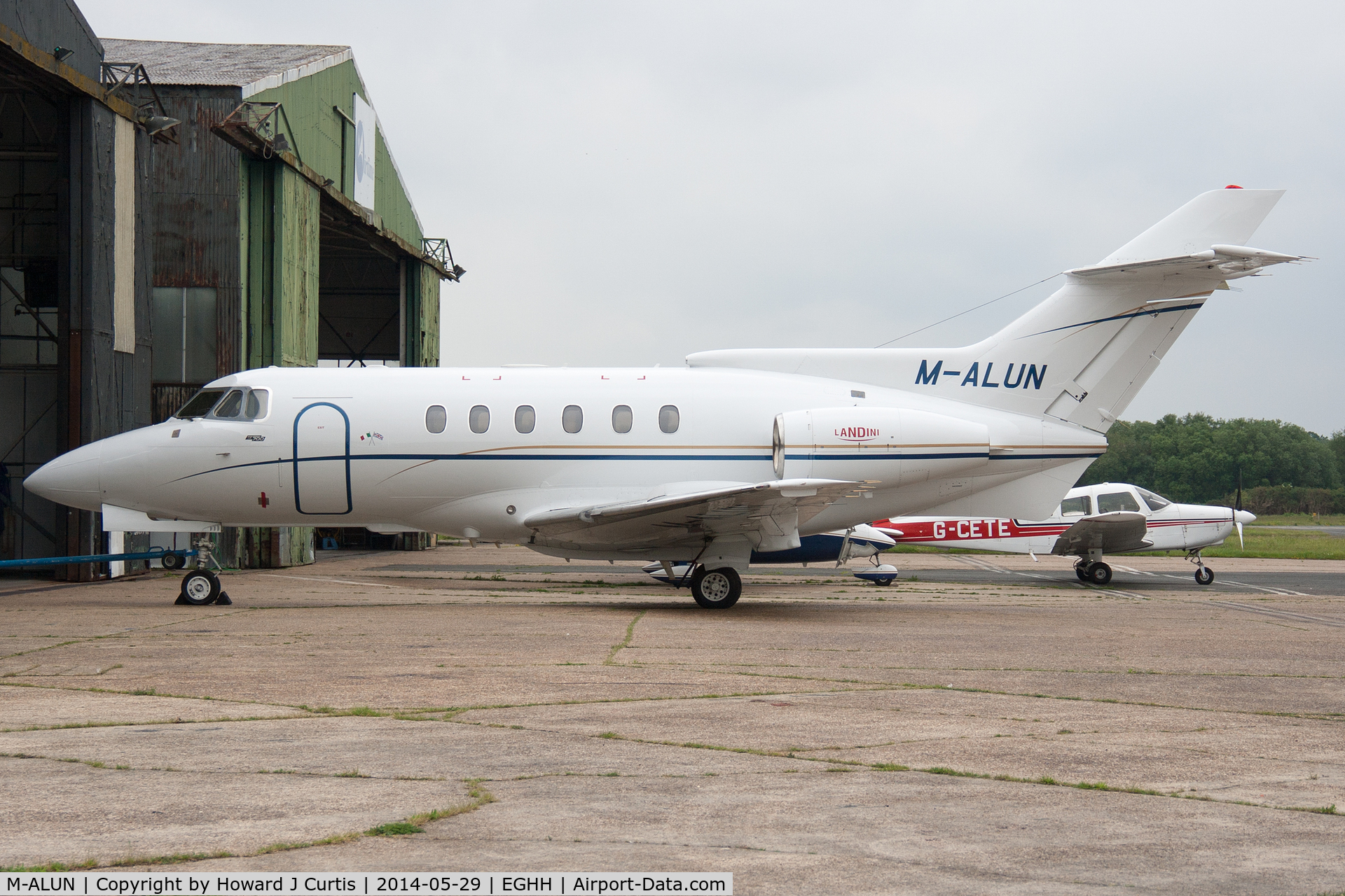 M-ALUN, 1980 British Aerospace HS.125-700A C/N 257075, Corporate