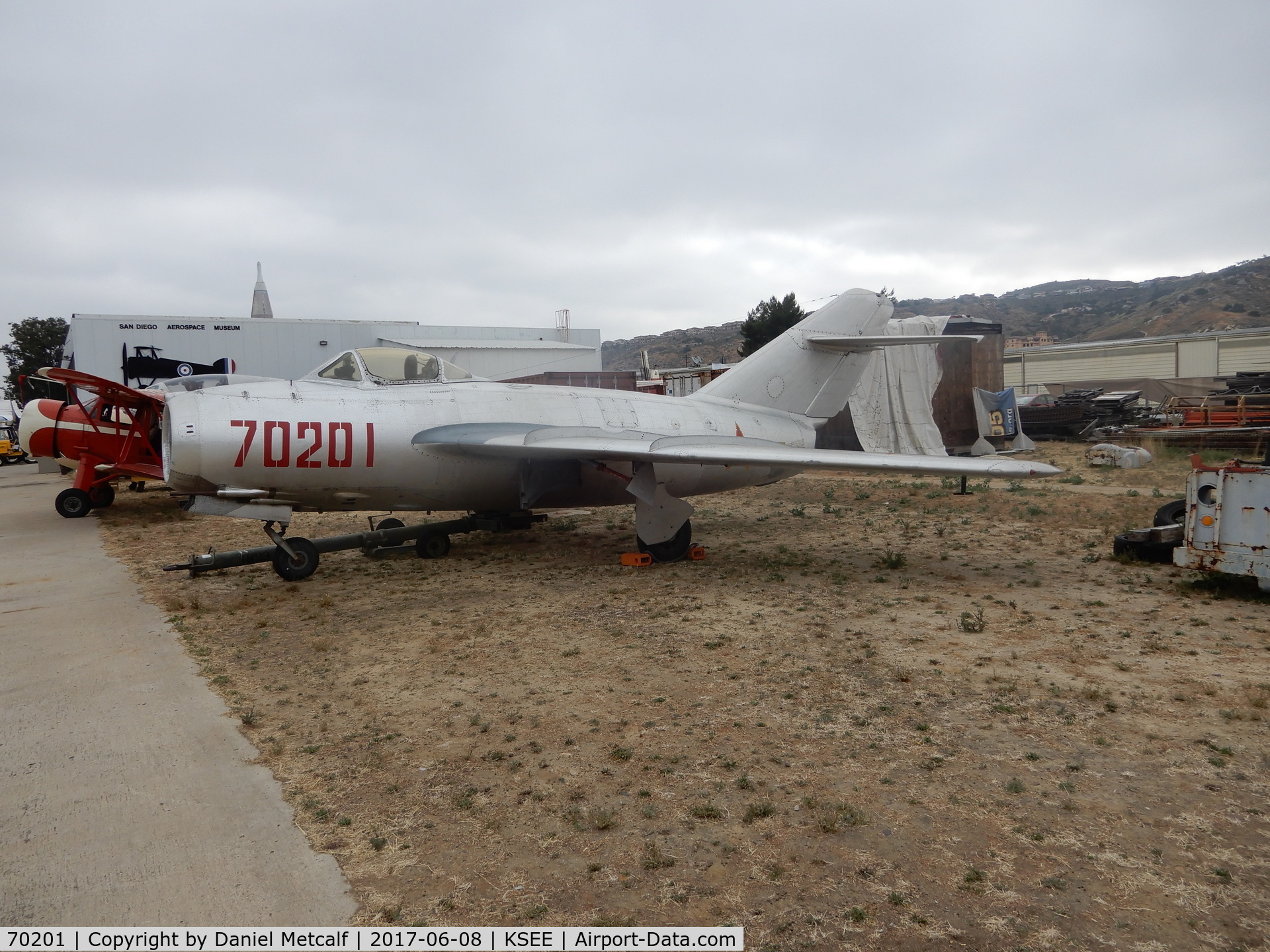 70201, Mikoyan-Gurevich MiG-15bis C/N 137085, San Diego Air & Space Museum (Gillespie Field Annex)