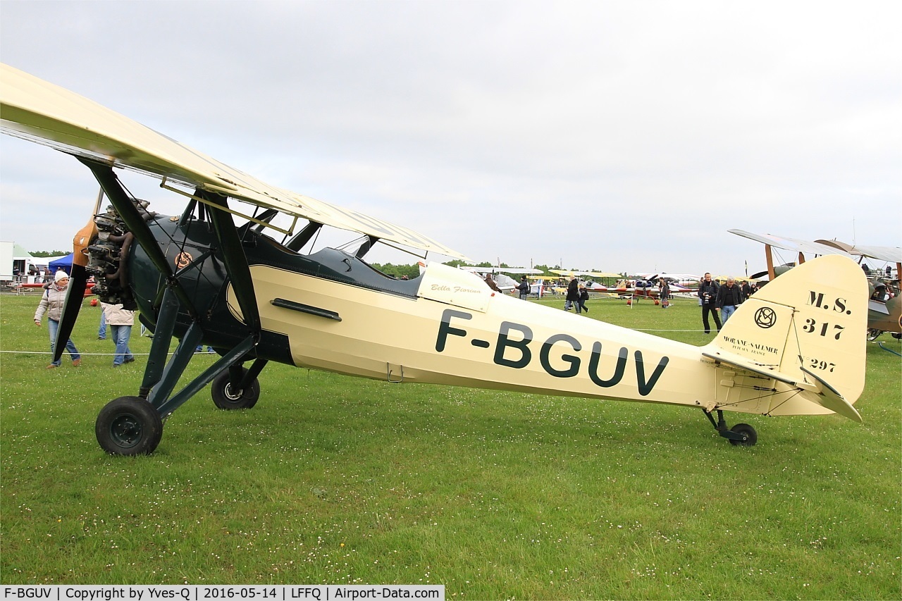 F-BGUV, Morane-Saulnier MS.317 C/N 297, Morane-Saulnier MS.317, Static display, La Ferté-Alais Airfield (LFFQ) Air Show 2016