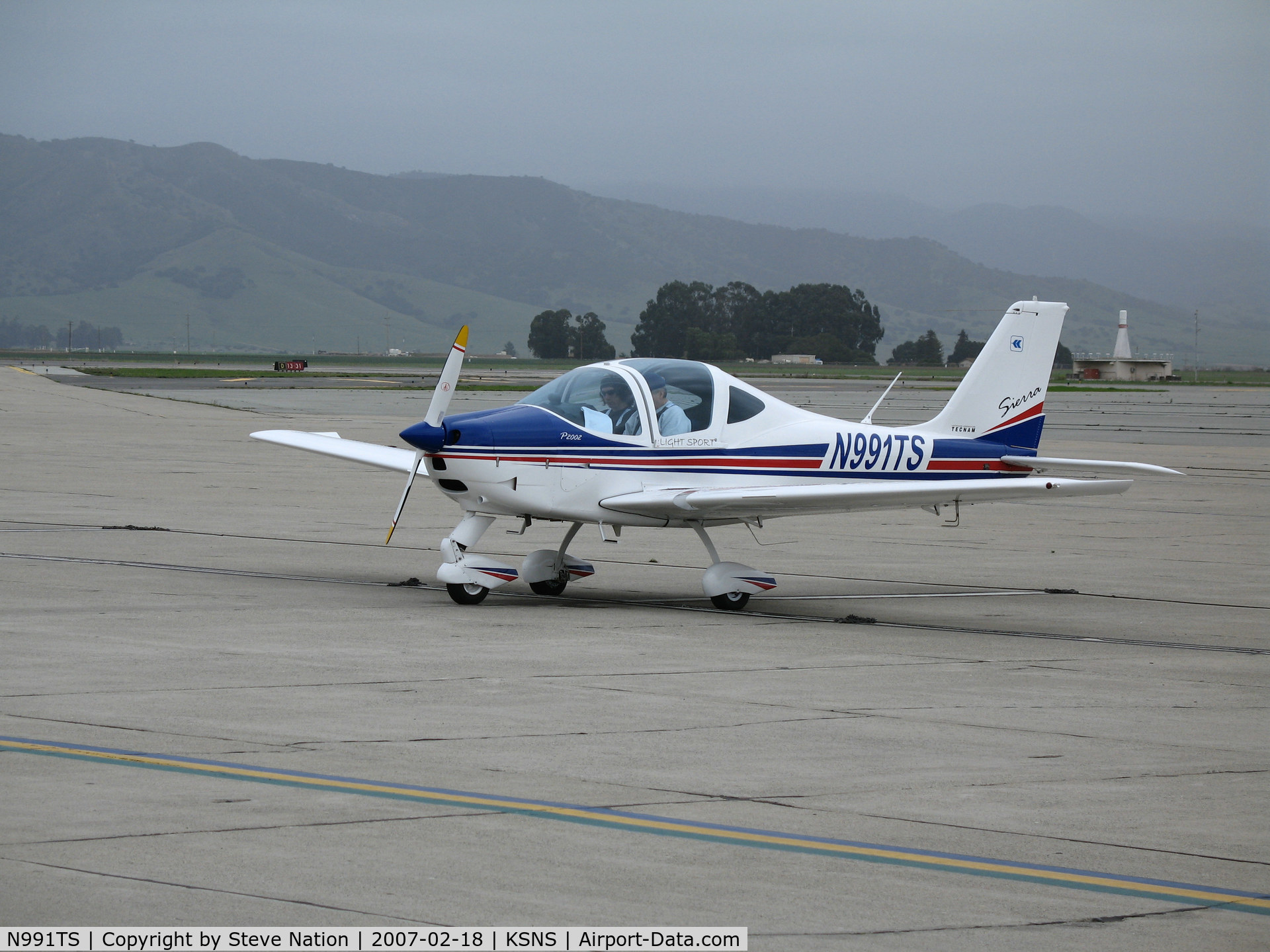 N991TS, 2006 Tecnam P-2002 Sierra C/N 202, New 2006 Tecnam P-2002 Sierra on aircraft dealer's ramp @ Salinas Municipal Airport, CA