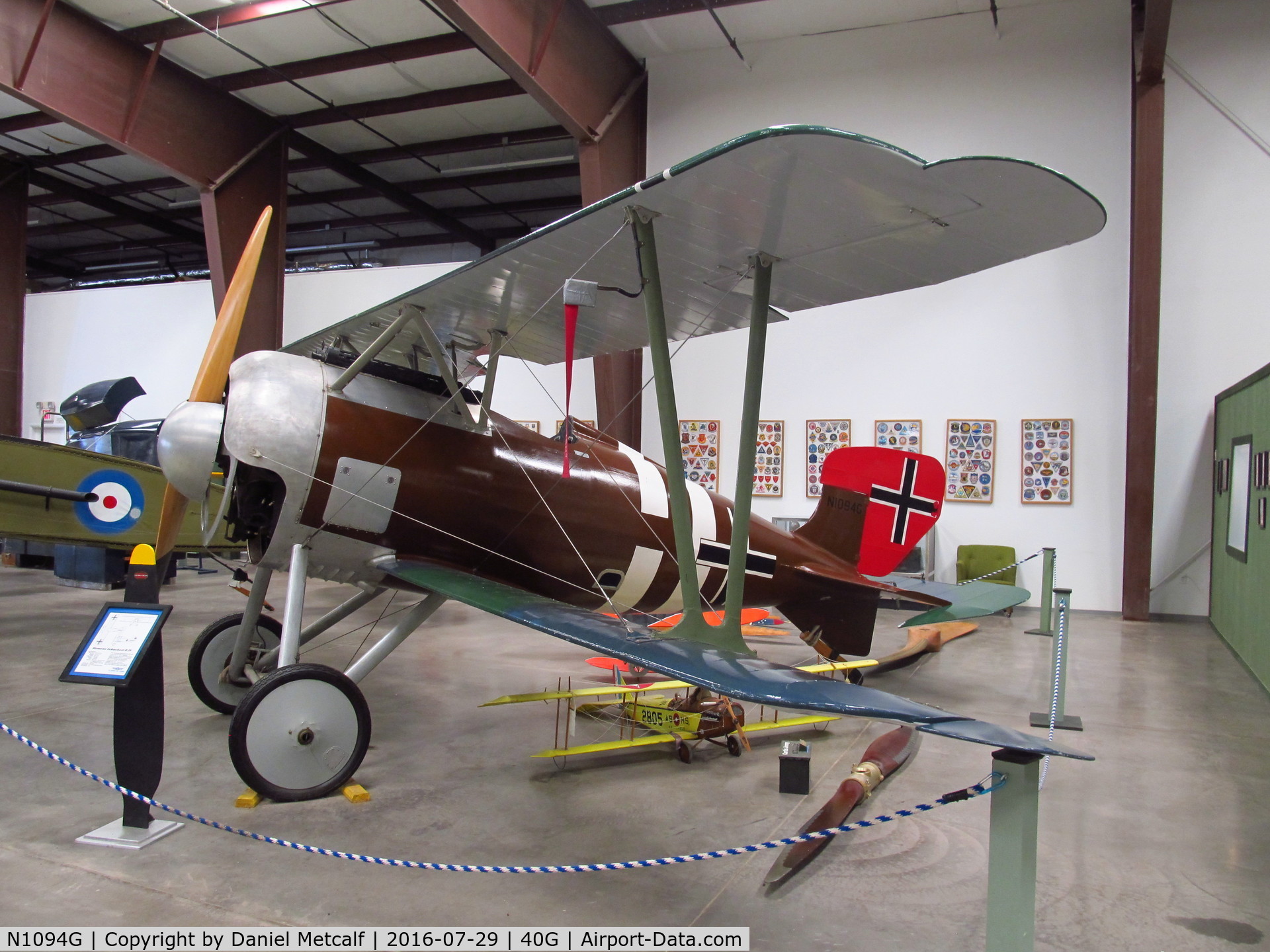 N1094G, Siemens-Schuckert (SSW) D-IV C/N S10, Planes of Fame Air Museum (Valle-Williams, AZ Location)