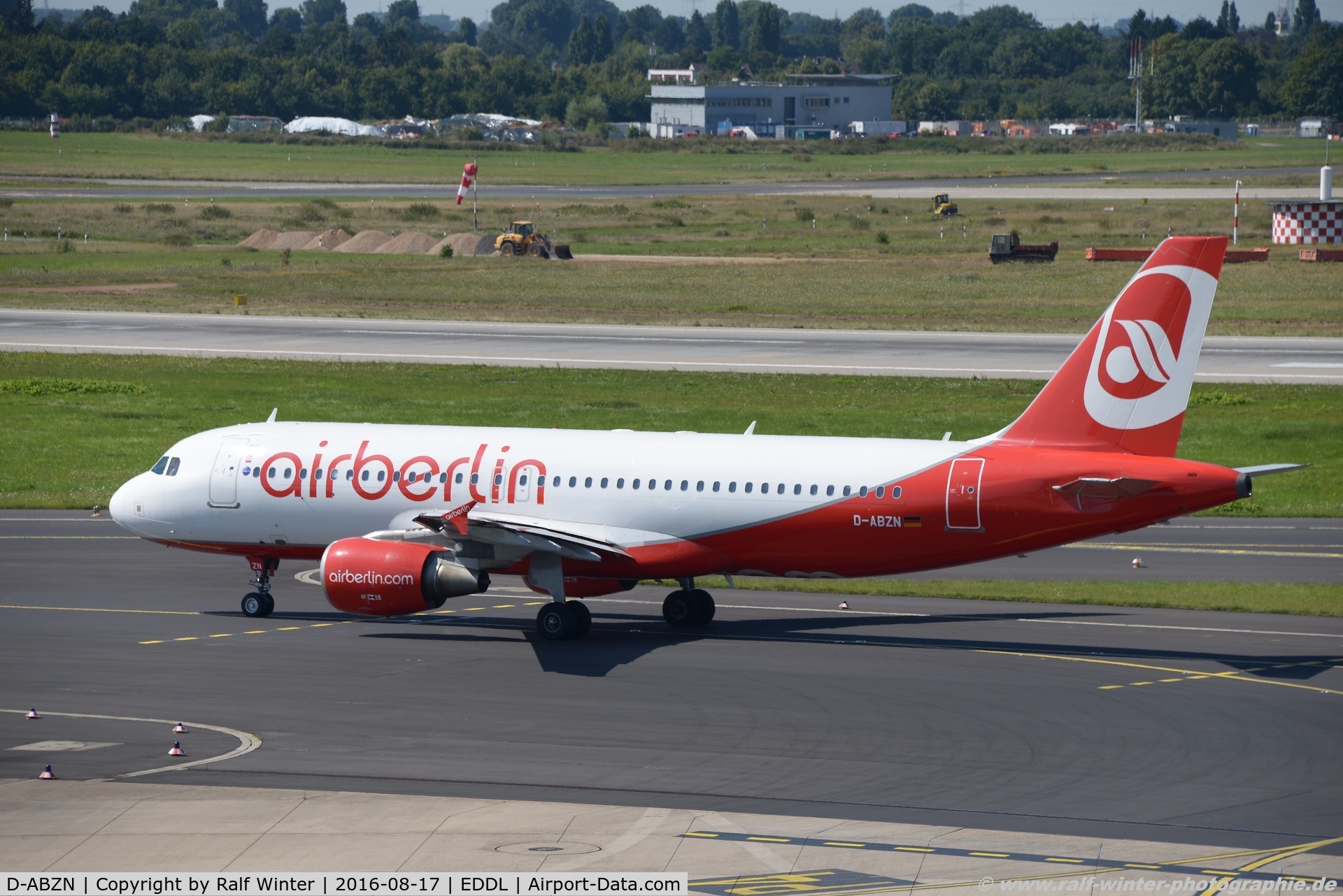 D-ABZN, 2007 Airbus A320-216 C/N 3080, Airbus A320-216 - AB BER Air Berlin - 3080 - D-ABZN - 17.08.2016 - DUS