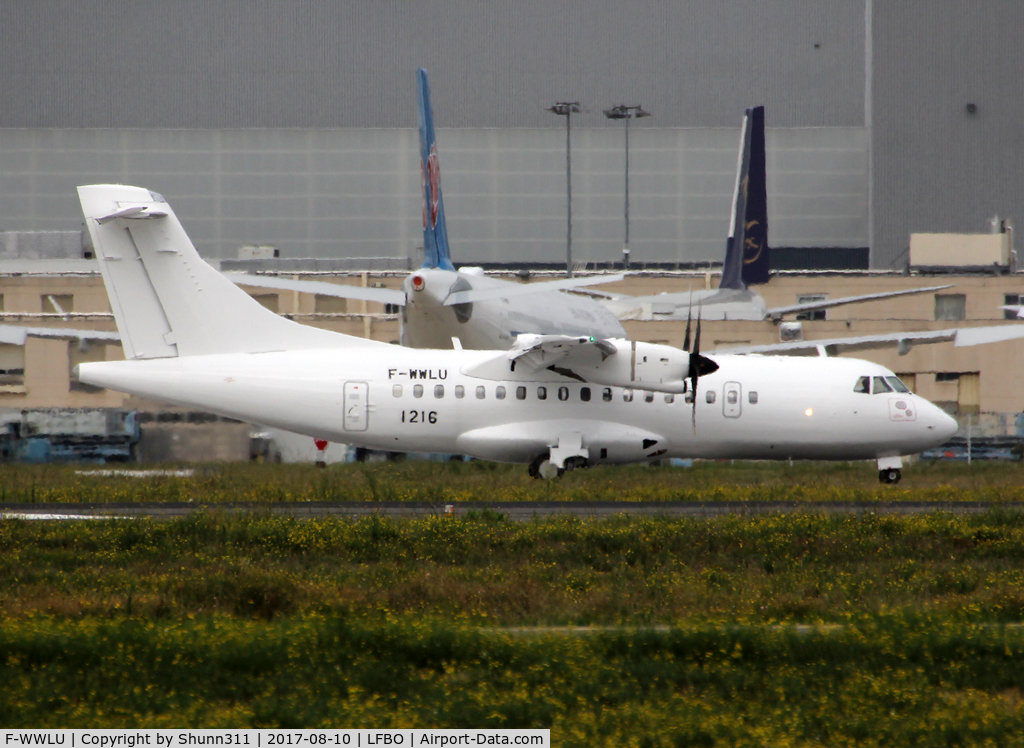 F-WWLU, 2017 ATR 42-600 C/N 1216, C/n 1216