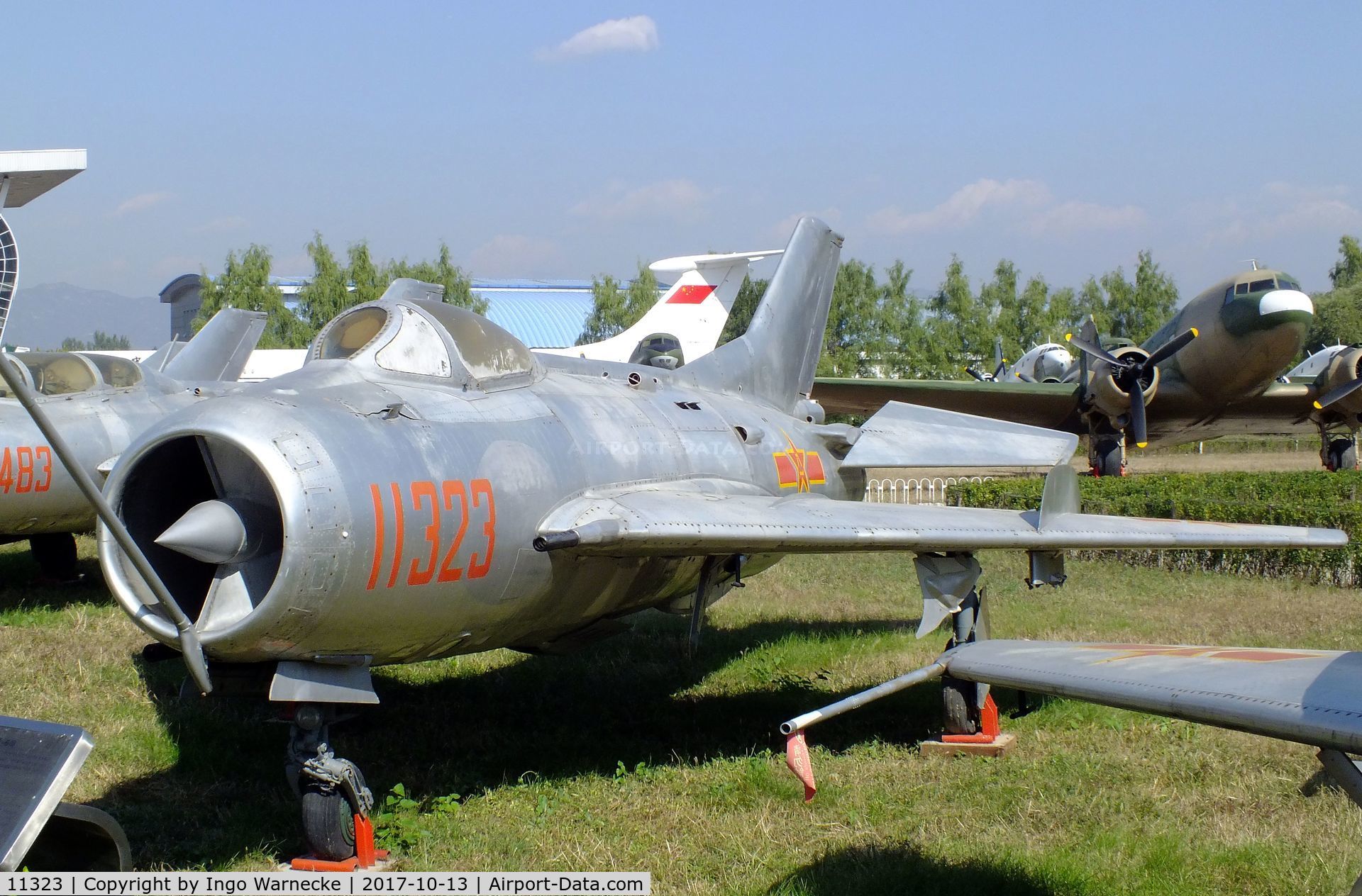 11323, Shenyang J-6III C/N Not found 11323, Shenyang J-6 III (chinese version of the MiG-19 FARMER) at the China Aviation Museum Datangshan