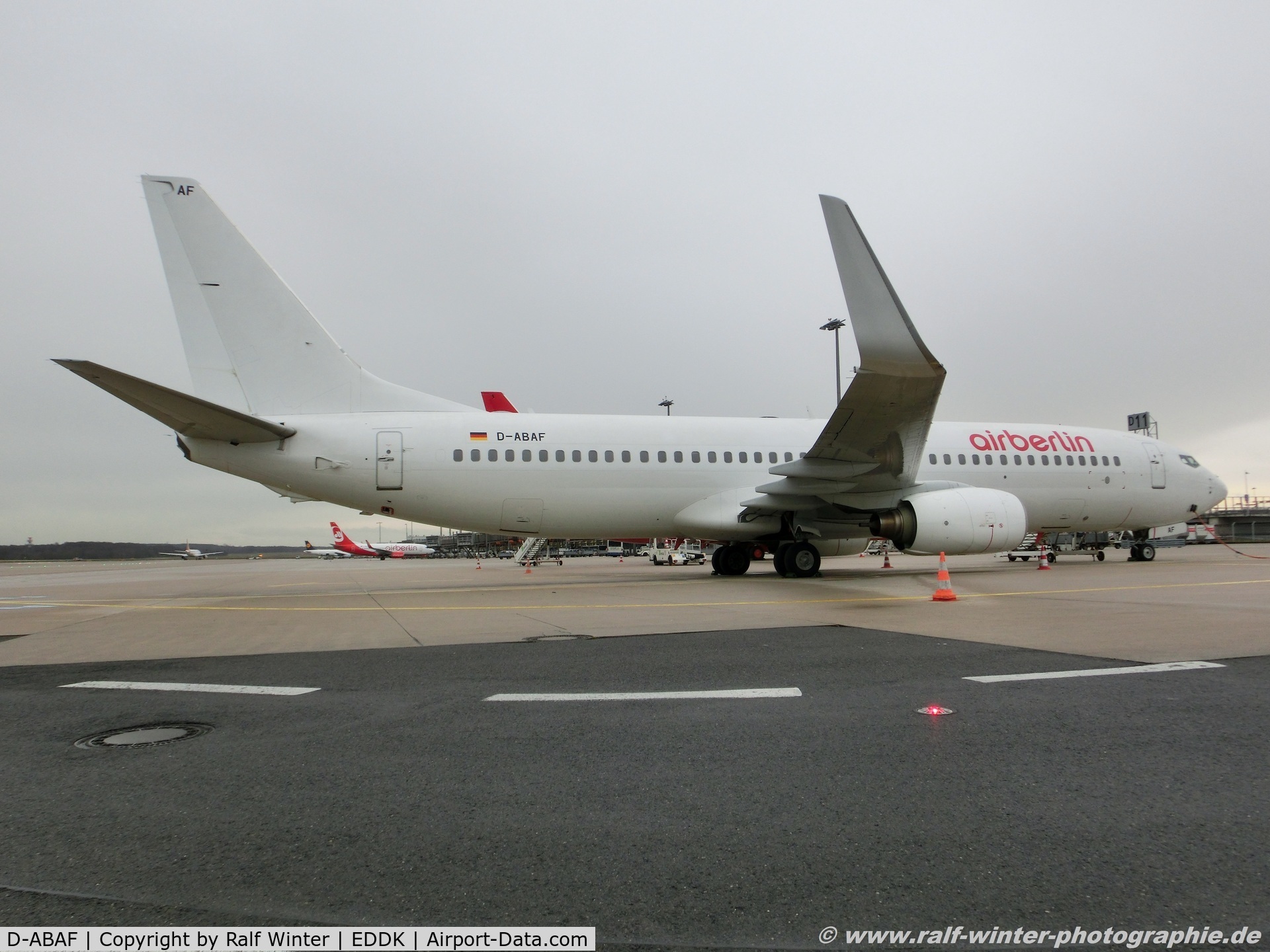 D-ABAF, 2001 Boeing 737-86J C/N 30878, Boeing 737-86J(W) HG NLY Niki opby TUIfly Air Berlin Sticker - 30878 - D-ABAF - 2015 - CGN