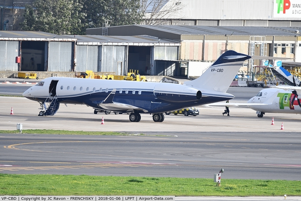 VP-CBD, 2012 Bombardier BD-700-1A10 Global 6000 C/N 9545, Private Global