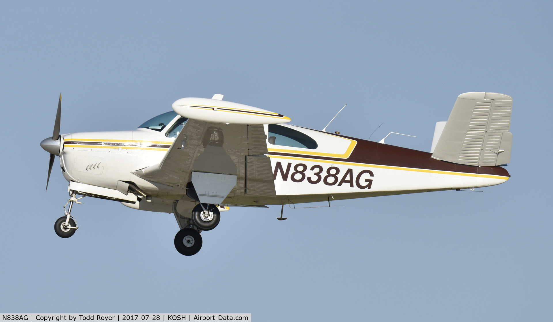 N838AG, 1961 Beech N35 Bonanza C/N D-6727, Airventure 2017