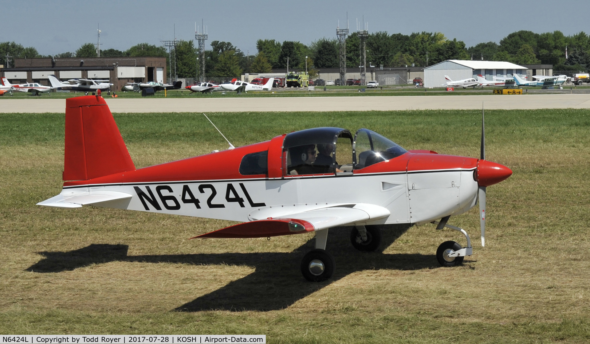 N6424L, 1972 American Aviation AA-1A Trainer C/N AA1A-0424, Airventure 2017