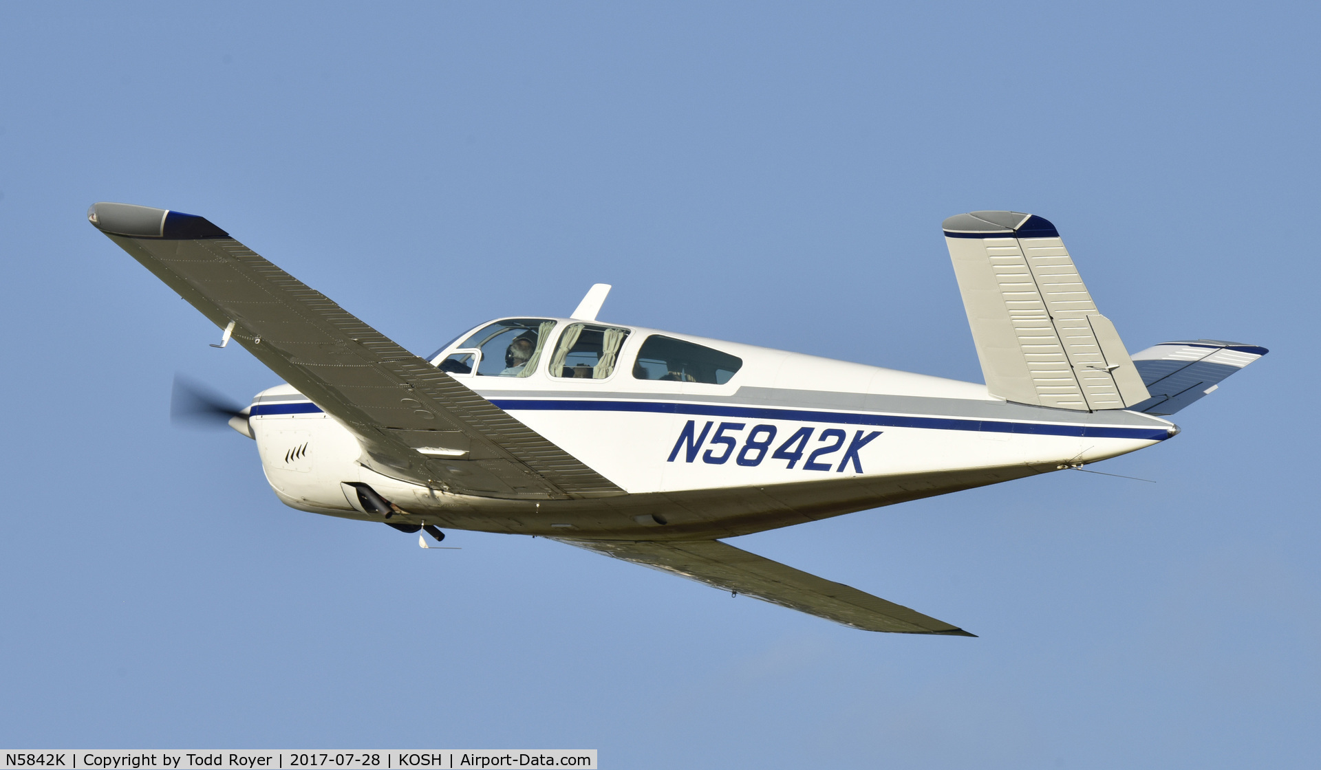 N5842K, 1965 Beech S35 Bonanza C/N D-7853, Airventure 2017