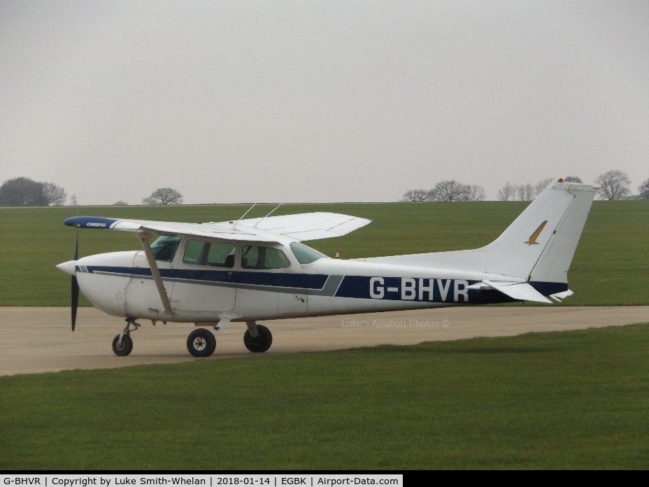G-BHVR, 1978 Cessna 172N Skyhawk C/N 172-70196, Parked on the apron at Sywell Aerodrome.