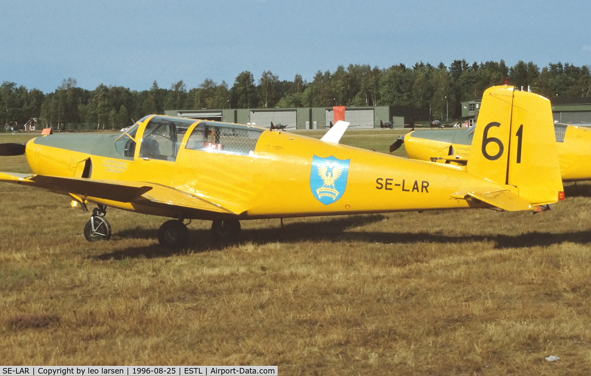 SE-LAR, 1953 Saab 91B Safir C/N 91-270, Ljungbyhed F.5 Air Base 25.8.1996