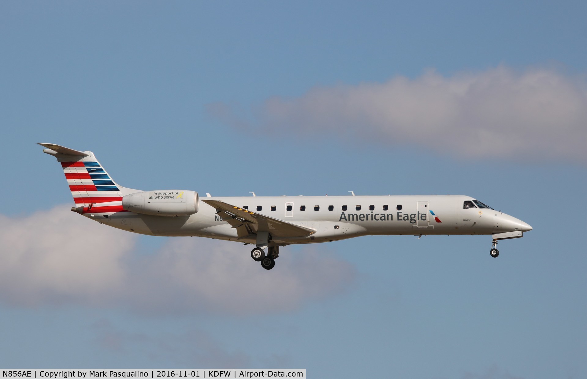 N856AE, 2003 Embraer ERJ-140LR (EMB-135KL) C/N 145748, EMB-135KL