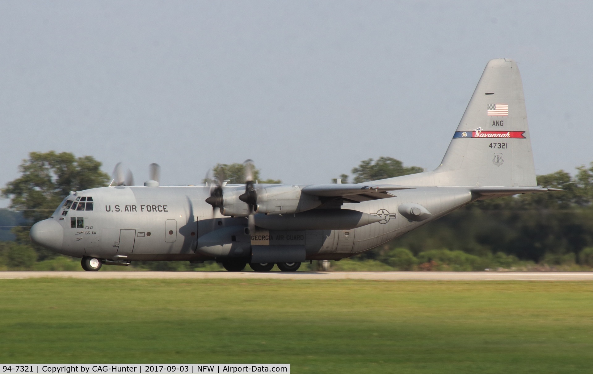 94-7321, 1994 Lockheed C-130H-3 Hercules C/N 382-5403, Georgia Air Guard C-130H