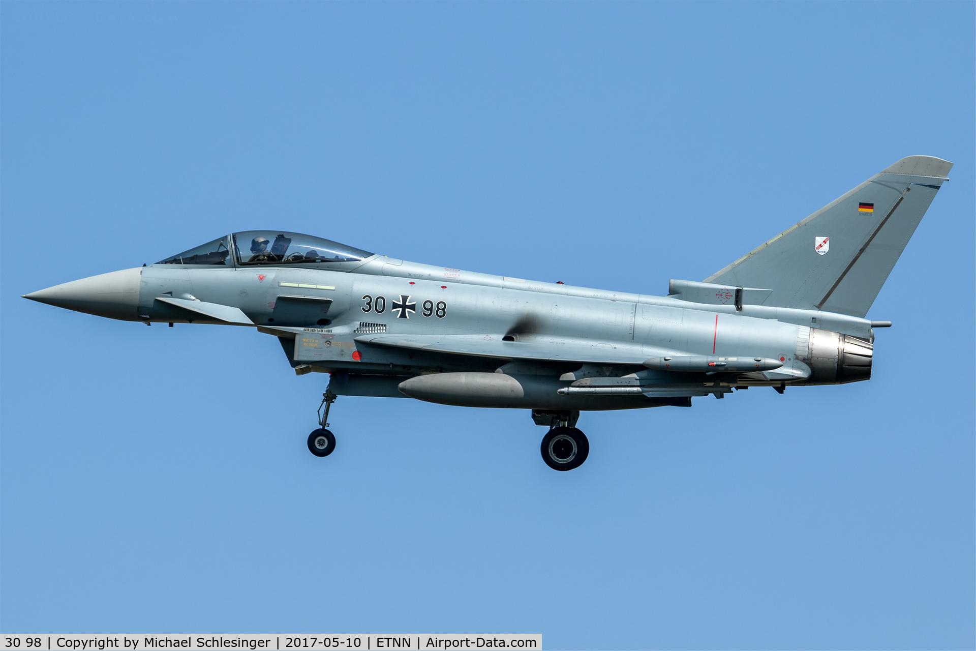 30 98, Eurofighter EF-2000 Typhoon S C/N GS076, 30+98 - Eurofighter EF-2000 Typhoon S - German Air Force