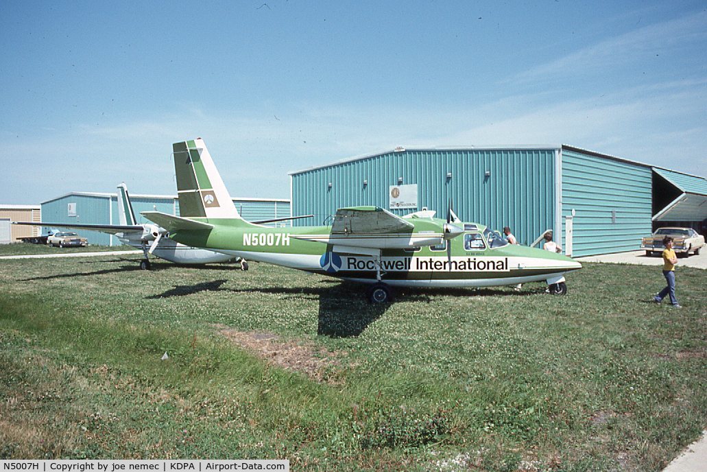 N5007H, 1973 Aero Commander 500S Shrike Commander Shrike Commander C/N 3117, 1976 DuPage airshow