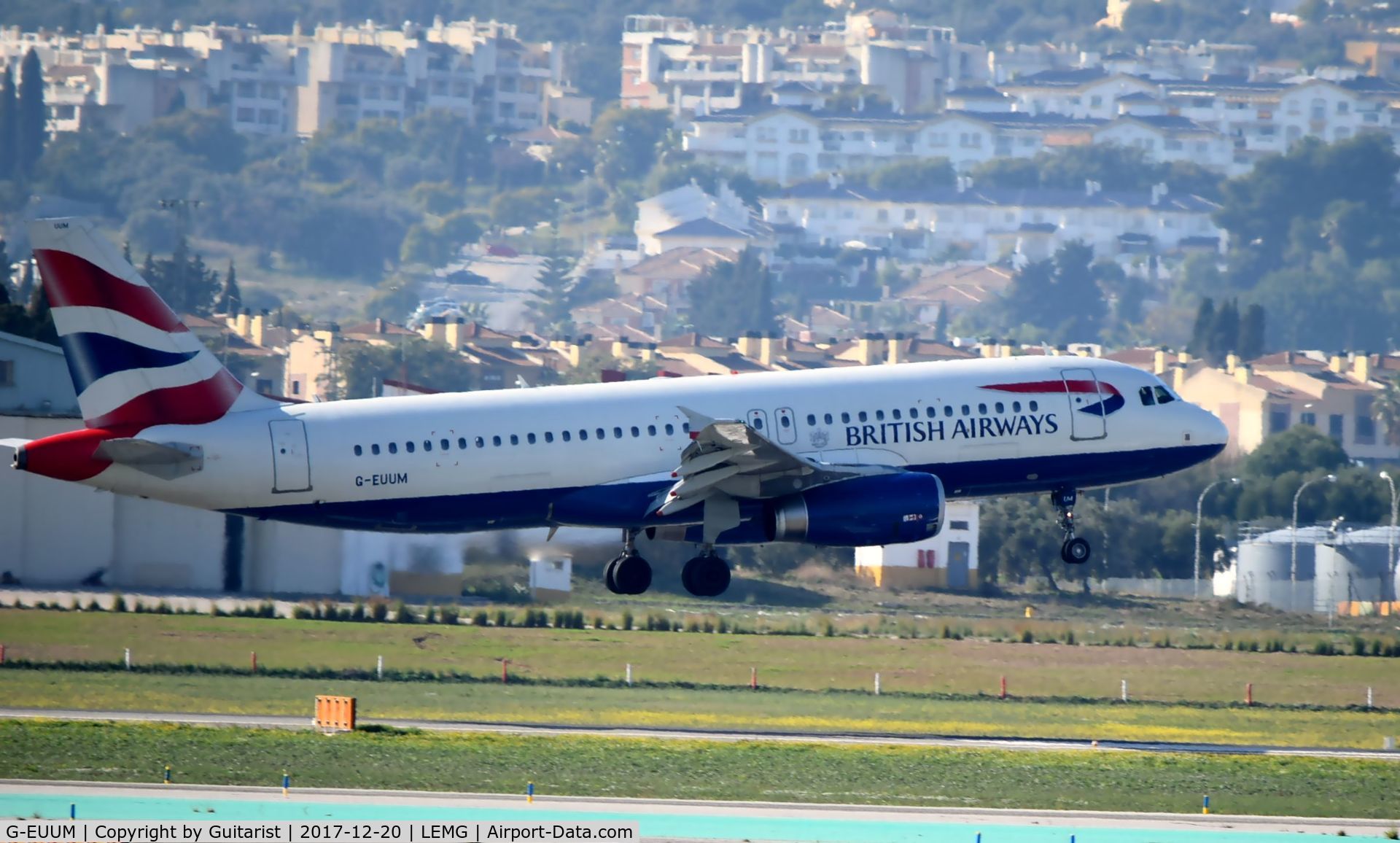 G-EUUM, 2002 Airbus A320-232 C/N 1907, At Malaga