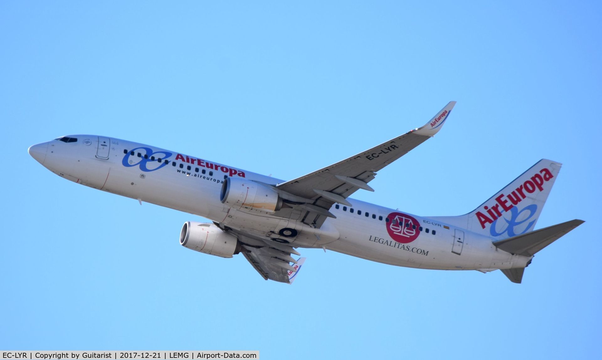 EC-LYR, 2013 Boeing 737-85P C/N 36595, At Malaga