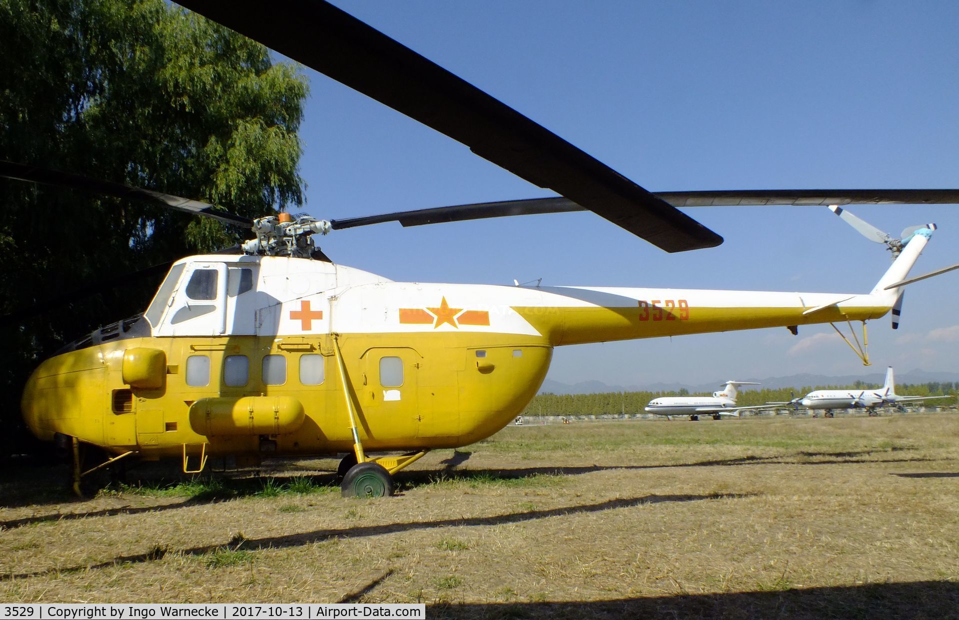 3529, Harbin Z-5 C/N Not found, Harbin Z-5 ambulance helicopter (chinese version of Mi-4 HOUND) at the China Aviation Museum Datangshan
